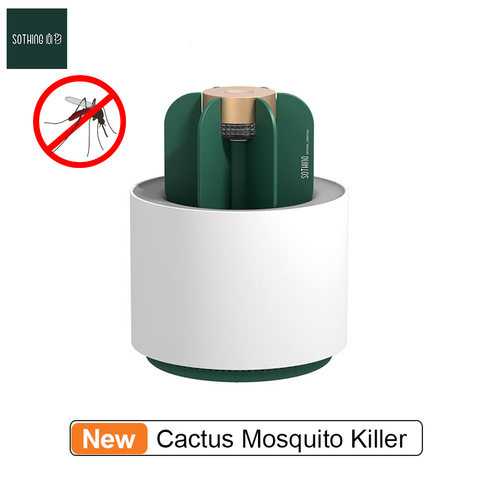 Sothing Insect Killer Lamp Movable Portable Smokeless Odorless Smart Home Cactus Mosquito Killer ► Photo 1/6