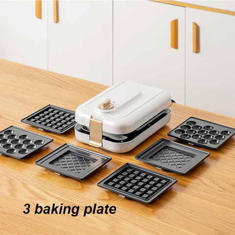 DMWD Mini Sandwich Maker Electric Waffle Iron Machine Panini