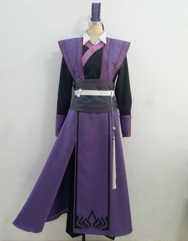 Mo Dao Zu Shi Anime Cosplay Costume Jiang Cheng Teenage Ver Grandmaster of Demonic Cultivation For Women Men Ancient Clothes ► Photo 1/3