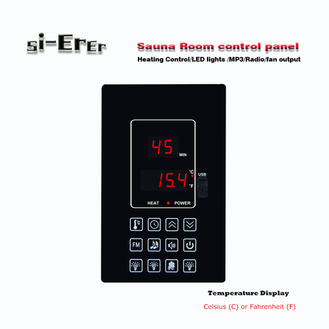 710 multifunctional sauna temperature controller, can be set to display Celsius or Fahrenheit ► Photo 1/6
