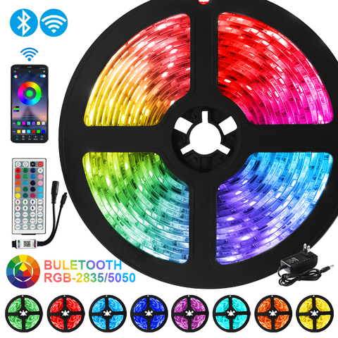 Bluetooth LED Strip Lights RGB 5050 SMD Flexible Ribbon Waterproof