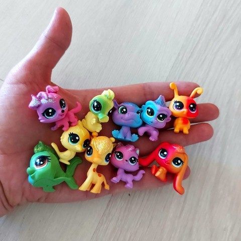 10/15/20 Pcs 2-3 CM Random Send Old Pet Shop Toys Cat Puppy Figure Mini Toy Figures Classic Little Pet Toys ► Photo 1/2