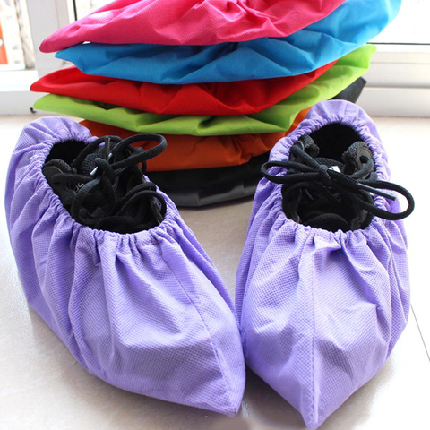 Reusable Shoe Covers New Non-woven Shoe Cover Household Thick Washable Shoes Covers Non-slip Non-disposable Guests Family Tools ► Photo 1/6