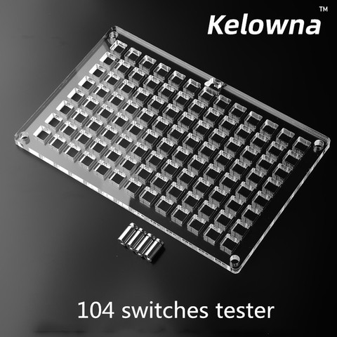 81 Switch Switches Tester Acrylic Base Blank Keycaps Mechanical Keyboard  Cherry