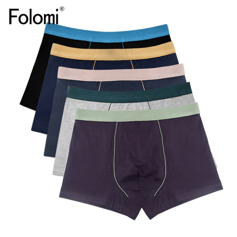 5 pcs/Lot ! Cotton Men Boxers Ventilate Plus Size Boxer Shorts Solid Soft Underwear Bokserki xl to 8xl ► Photo 1/6