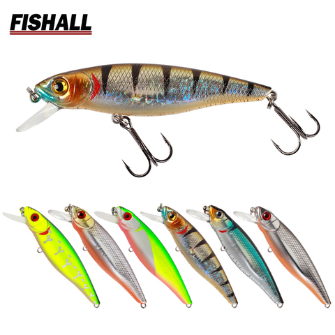 Fishall Greedy Guts Hard Bait 66mm 6.5g  77mm 10.5g 88mm 14.5g Magnet Weight Transfer Minnow Lure Wobbler Bass Pike ► Photo 1/6