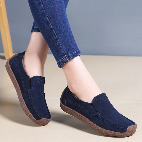 Valstone Woman Loafers Casual Quality Slip On Female Flat Shoes 2022 New Ladies Comfort Soft Zapatos Mujer Plus Size Woman Shoes ► Photo 1/6