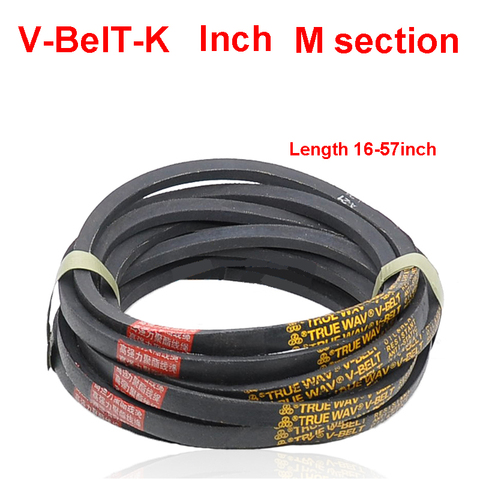 M Section V-BelT-K Cogged Belt Inch Size M16 M17 M18 M19 M20 M21 M22 M23 M24 M25 ► Photo 1/6