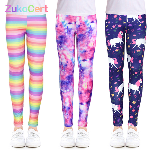 Girls Leggings for Outdoor Travel Clothes Girls Pants Student Casual Wear Customizable Stylish Computer Printing For 4-13 Years ► Photo 1/6