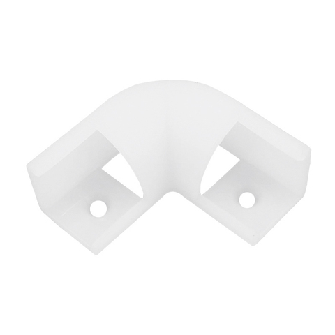 V Corner Connectors Aluminium Profiles Channel Holder 90 Degree Plastic Milky White 4.5cm For LED Strip Bar Light Flat Shape ► Photo 1/6