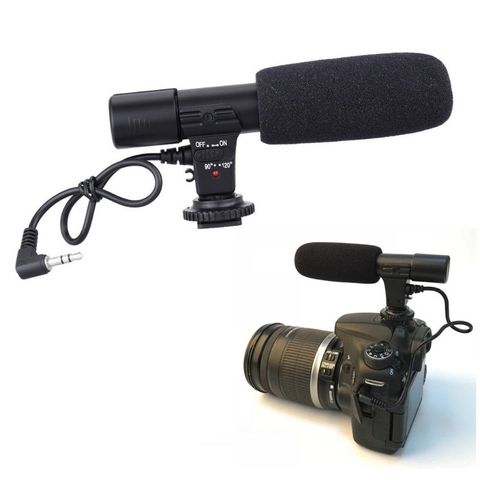 Mic-01 3.5mm DV Stereo Microphone for Canon Nikon DSLR Camcorder ► Photo 1/6