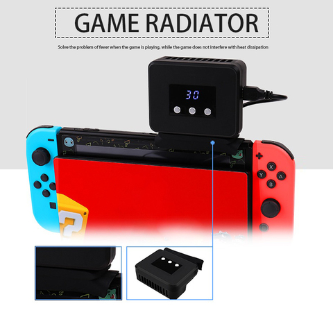 Cooling Fan for NS Switch External Turbo Pumping Cooler Radiator Base for Nintendo Switch Docking Station LED Display Radiator ► Photo 1/6