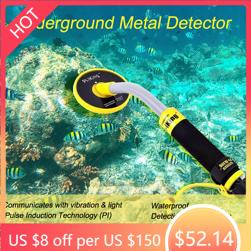 PI-iKing 750 Metal Detector 30M Underwater Induction Treasure Gold Finder Hunter 