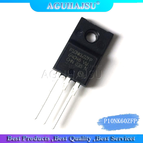 10pcs P10NK60ZFP FQPF10N60C SSS10N60A 10N60  MOS FET 10A/600V N-Channel TO-220F ► Photo 1/1