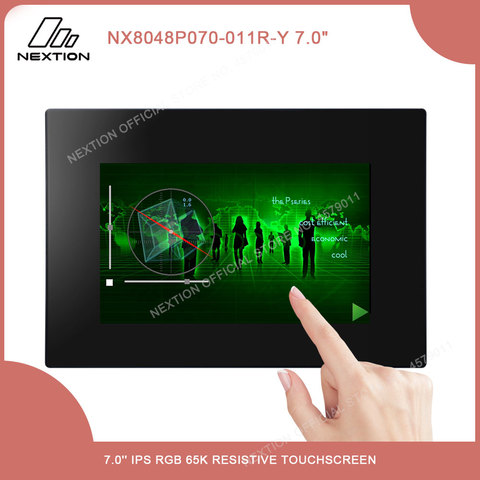 NEXTION 7.0'' Intelligent Resistive/Capacitive LCD Touch Display NX8048P070-011C/R-Y Multifunction HMI Module With Enclosure ► Photo 1/6