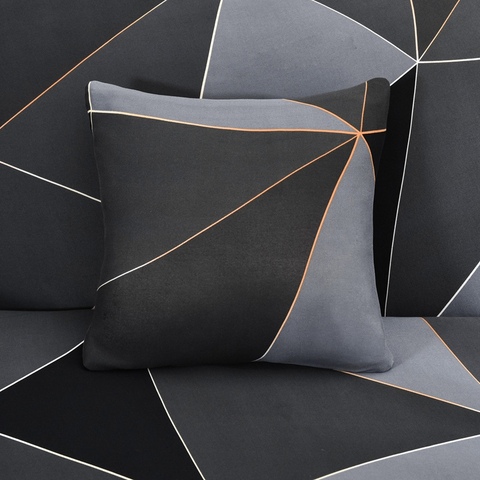 spandex square lattice printed pillowcase cover for cushion 45X45cm ► Photo 1/3