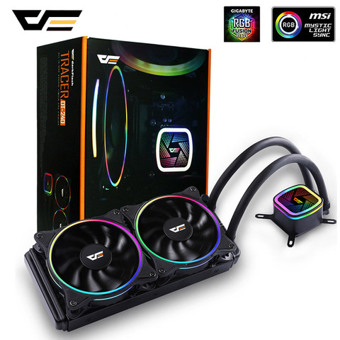 darkFlash PC Case Water Cooling Computer CPU Fan Water Cooler Radiator integrated Liquid Cooling for Intel LGA 2011/115x/AM3/AM4 ► Photo 1/6