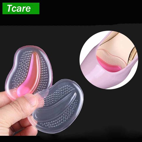1Pair High Heel Soft Silicone Gel Cushion Anti-slip Insoles Front Pad Feet Shoe Foot Massage Care Outdoor Protector Pads ► Photo 1/6