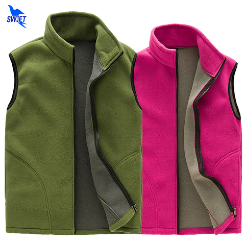 Men Women's Thermal Fleece Tank Top Spring Winter Windproof Outdoor Sports Vest Lovers Sleeveless Outwear Hiking Jacket Clothing ► Photo 1/6