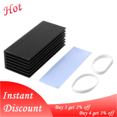 1Set Aluminum Heatsink Cooling Thermal Pad Cooling Radiator Cooler For NVME M.2 NG-FF SSD Solid State Hard Drive Disk ► Photo 1/6