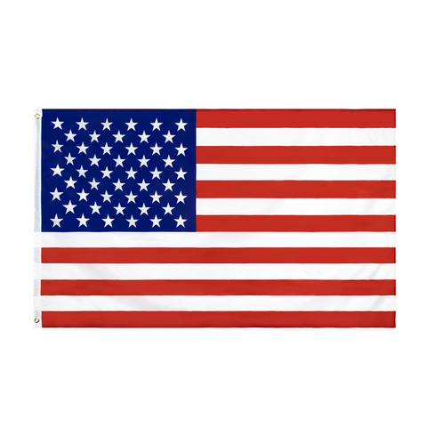 WN 60X90 90X150cm Us Flag High Quality Double Sided Printed Polyester American Grommets USA Flag ► Photo 1/6