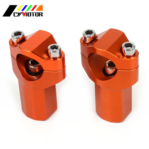 Motorcycle Higher 28MM Handlebar Clamp Risers Bar Mount Clamp For KTM SX SX-F XC-W XCF-W EXC-F 125 150 200 250 300 350 400 ► Photo 1/6