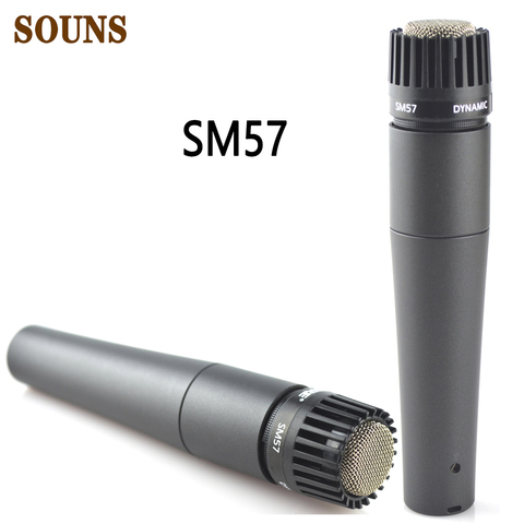 Free shipping,SM57 Professional precision Instrument Drum Microphone ,MIC SM57 for Guitar Amp, Bass Amp, Snare drum kit ► Photo 1/6