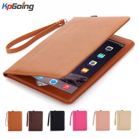 Smart Wake Up Sleep Case For ipad 9.7 2017 2022 Pu Leather Flip Stand Back Cover For ipad 9.7 inch 2022 2017 Cover for iPad Air ► Photo 1/6