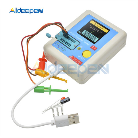 LCR-T7 T7 Transistor Tester TFT Diode Triode Capacitance Meter LCR ESR Meter NPN PNP MOSFET IR Multifunction Tester Multimeter ► Photo 1/6