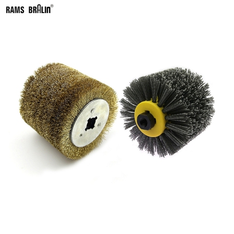 2 in 1 Woodwooking Polishing Wheel Brush 120*100*19mm  Drum Sander Tools for Woodworker ► Photo 1/4