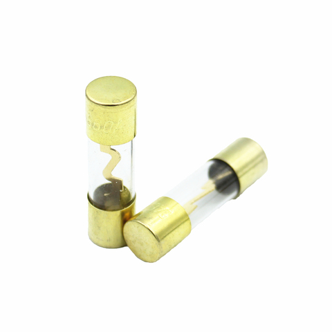 10*38 Gold Plated Glass AGU Fuse Fuses Pack Car Audio Amp Amplifier 10A 15A 20A 25A 30A 40A 50A 60A 70A 80A 100A ► Photo 1/1