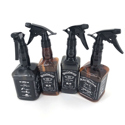 500ML/650ML Hairdressing Spray Bottle Salon Barber Hair Tools Water Sprayer Retro Whiskey Oil Head Watering Can ► Photo 1/6