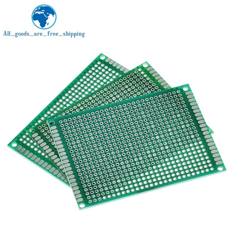 5PCS 6*8 6X8cm Double Side Prototype pcb Breadboard Universal Printed Circuit Board for Arduino 1.6mm 2.54mm Glass Fiber ► Photo 1/6