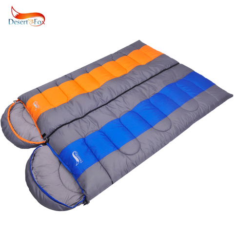 Desert&Fox Large Sleeping Bag for Adults 1pc Winter Type Envelope Warm Sleeping Bags Blanket for Camping Hiking Tourism 220x85cm ► Photo 1/6