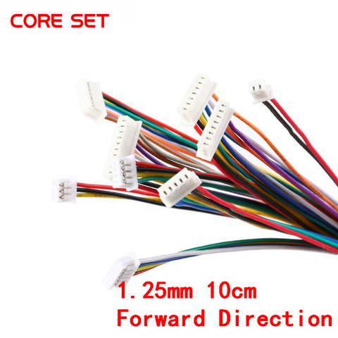 5Pcs XH 1.25 Wire Cable Connector DIY JST 2/3/4/5/6/7/8/9/10Pin Electronic Line Double Connect Terminal Plug 28AWG 10cm ► Photo 1/3