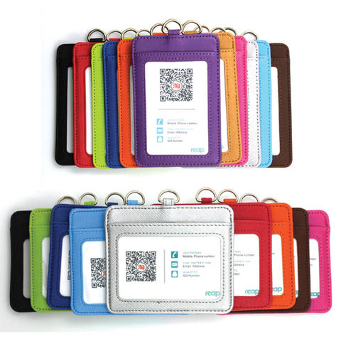 High Quality Pu  Id  Case  Business Badge  Holders  for Admission Multi-Function Company&School Supplies ► Photo 1/2