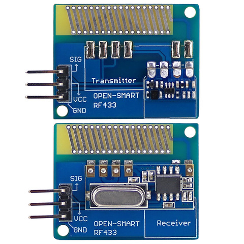 Long Range 433MHz RF Wireless Transceiver Kit with Antenna Large Power 433 MHz Transmitter Receiver Module LORA Kit for Arduino ► Photo 1/4