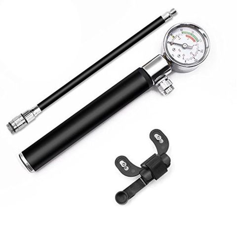 Mini Bike Pump with Gauge High Pressure Meter Scalable Cycling Shock Fork Tire Hand Bicycle Air Supply Inflator ► Photo 1/6