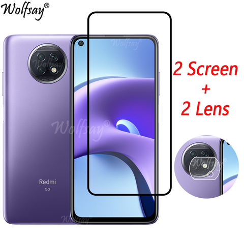 Full Cover Tempered Glass For Redmi Note 9T 5G Screen Protector For Redmi Note 9T 9 T 5G Camera Glass For Redmi Note 9T 5G Glass ► Photo 1/6