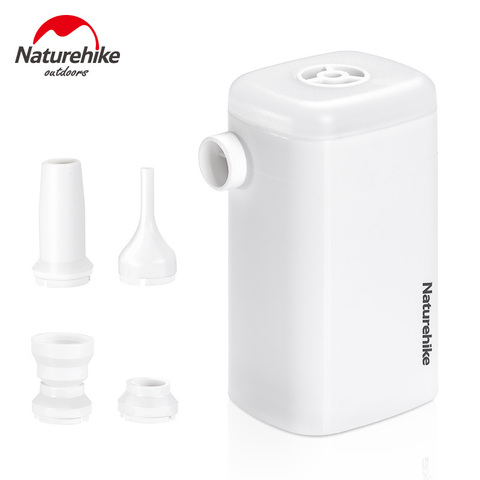 Naturehike High Power Mini Inflatable Mat Air Pump 3 in 1 Camping Multi-function Mini Charging Treasure Lighting Inflatable Pump ► Photo 1/6