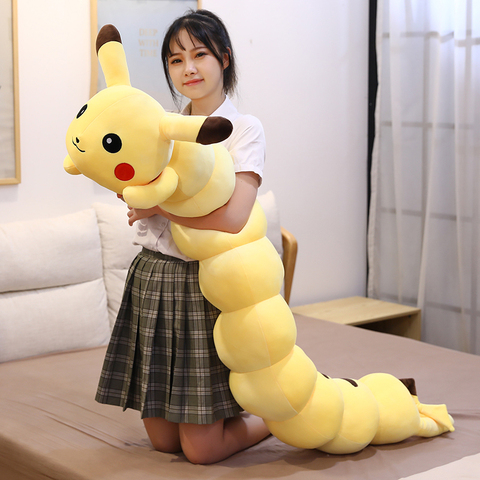 Very Long Pikachued Big Size Elf Plush Doll Kawaii Stuffed Toy Anime Cartoon Pillow Yellow Decoration Christmas Gift For Kids ► Photo 1/6