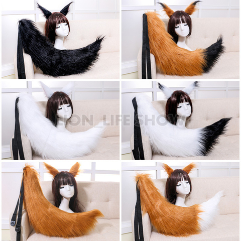 Biamoxer Anime Kamisama Kiss Love tomoe Cosplay Costume Accessories Plush Paw Fox Ear Tail Carnival Party Decor ► Photo 1/6