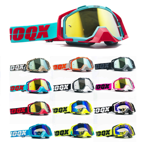 IOQX Motorcycle Protective Gears Flexible Cross Helmet Face Mask Motocross Goggles ATV Dirt Bike UTV Eyewear Gear Glasses ► Photo 1/6