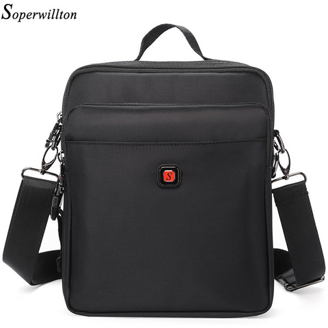 Soperwillton 2022 Brand Men Bag Handbag Shoulder & Crossbody Bags Belt Bag Oxford Waterproof Zipper Casual Bag For Men #10534 ► Photo 1/1