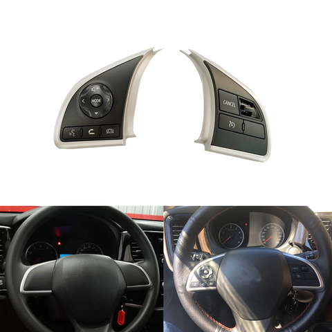 For Mitsubishi ASX 2013 2014 2022 Space Star 2013-2015 Cruise Speed Control Switch Audio Bluetooth Button Steering Wheel Buttons ► Photo 1/6