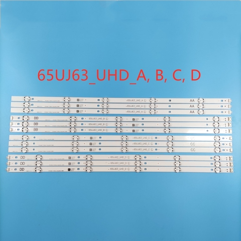 LED Backlight Lamp strip for LG Innotek 17Y 65inch_A B C D-Type_Rev0.0 65UJ6300 65UJ630V 65UJ634V 65UK6100 65UJ5500 ► Photo 1/6