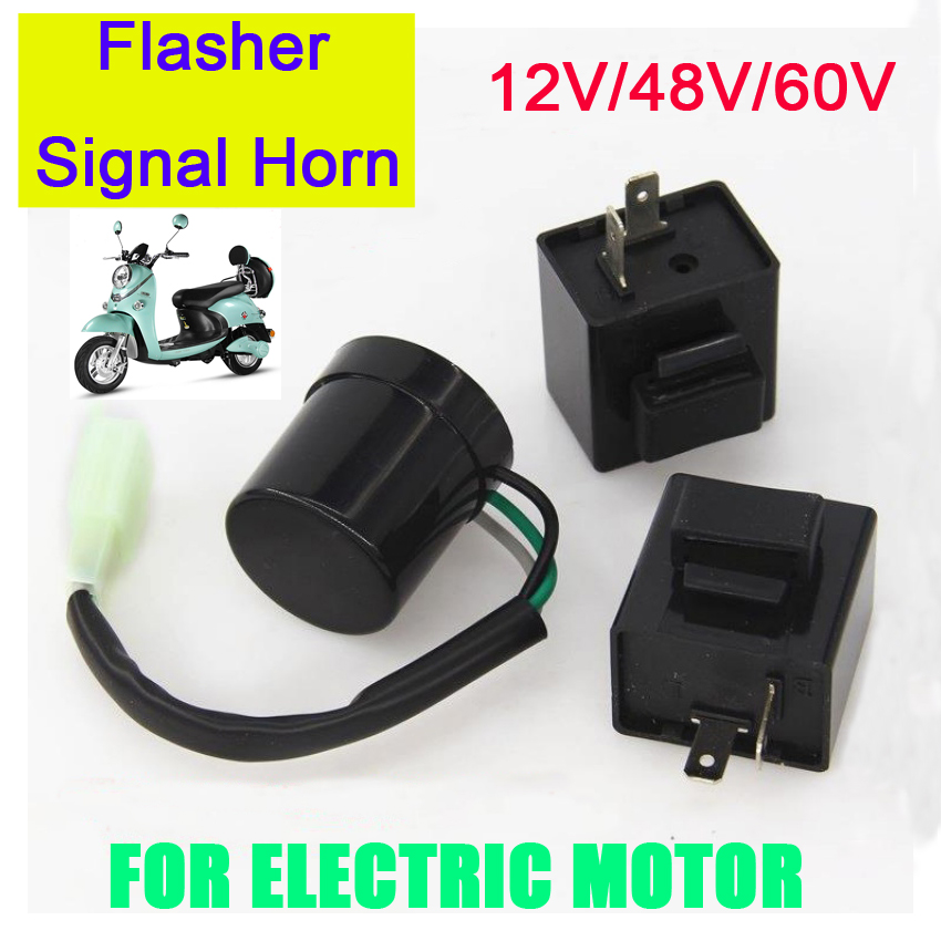 Black EKDJKK 2Pin 12V Auto Motorcycle LED Indicator Relay Flasher Relay Turn Signal Rate Control Plug Play