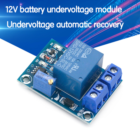 DC 12V Battery Undervoltage Low Voltage Cut off Automatic Switch Recovery Protection Module Charging Controller Protection Board ► Photo 1/6