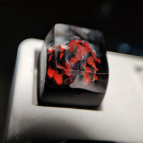 Epoxy resin cross shaft special keycap game mechanical keyboard cap accessories personalized light transmission handmade ESC Key ► Photo 1/6