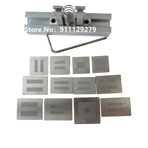 Memory Direct Heat BGA Reballing Stencils Template Holder Jig For DDR1 DDR2 DDR3 DDR5 DR2-3 DDR3-2 GDDR5 Welding Rework Repair ► Photo 1/1